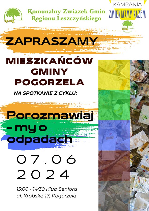 Mieszkańców Gminy Pogorzela zapraszamy na spotkanie z cyklu