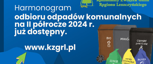 Harmonogramy na II półrocze 2024 r. już dostępne!