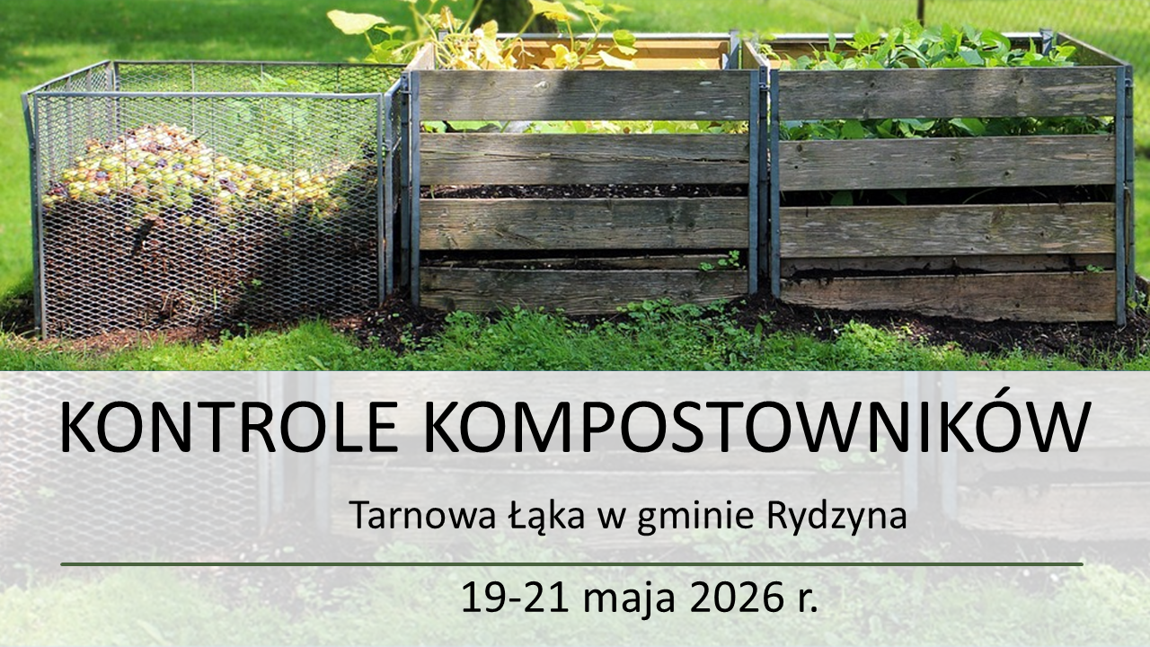 Kontrola kompostowników Tarnowa Łąka