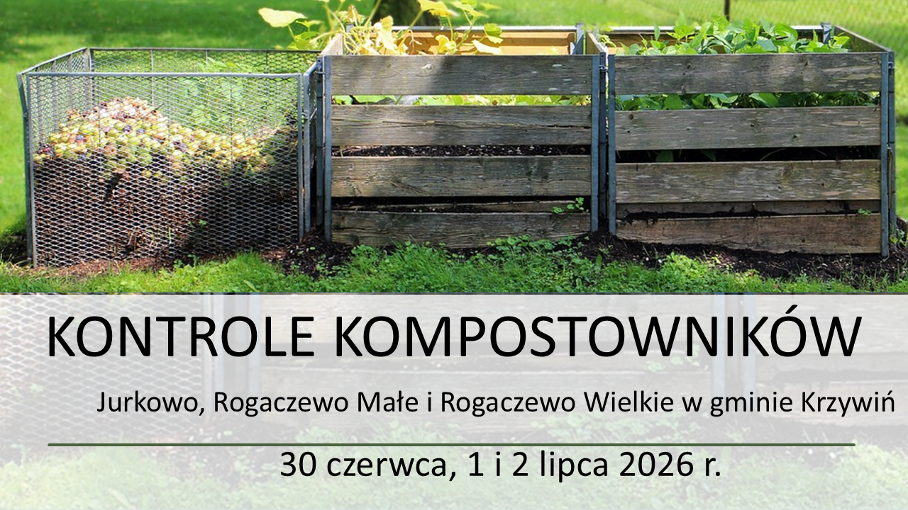 Kontrola kompostowników Jurkowo, Rogaczewo Małe, Rogaczewo Wielkie