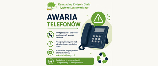 Awaria - 18 sierpnia 2026 r. 