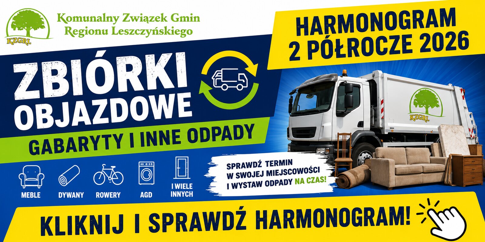 Zbiórki objazdowe - II półrocze 2026 r. 