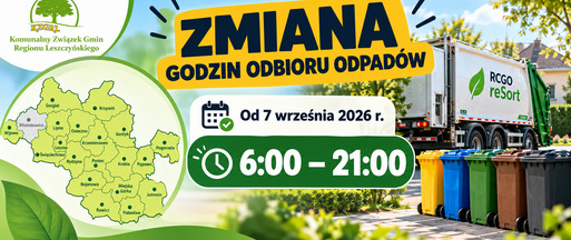 Nowe godziny odbioru odpadów 